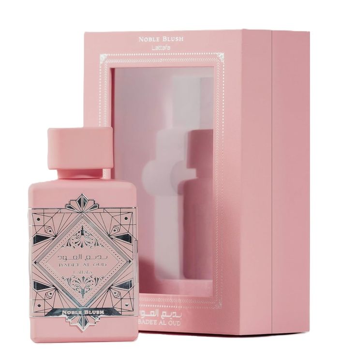 Lataffa Badde Al Oud Noble Blush Rosada 100 ML DM EDP (Nueva)